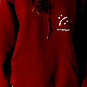 My favorite comfy rocking modeling hoodie - a modeluvin fashion original design